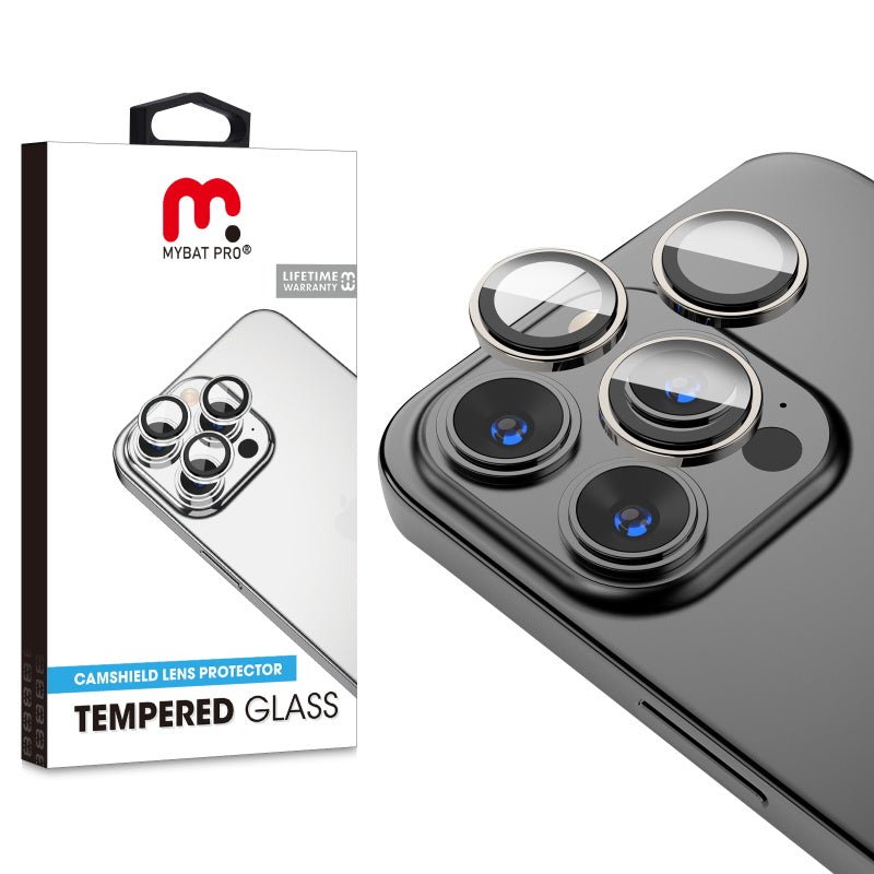 MyBat Pro Tempered Glass CamShield Lens Protector for Apple iPhone 15 Pro Max (6.7) / 15 Pro (6.1)iPhone 15 Pro Max