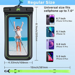 MyBat Pro Universal Floating Waterproof Phone Pouch (2pcs) - Black - MyBat Pro