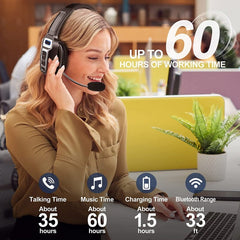MyBat Pro WorkFlow Bluetooth Headset with Noise Cancelling Microphone - MyBat Pro
