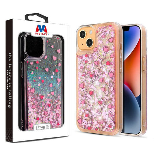 MyBat Quicksand Glitter Hybrid Protector Cover for Apple iPhone 16e / 14 / 13iPhone 14
