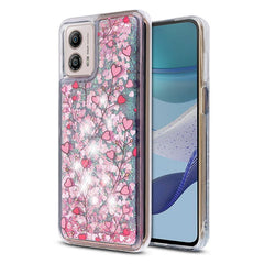 MyBat Quicksand Glitter Hybrid Protector Cover for Motorola Moto G 5G (2023) - Seashells