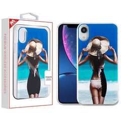MyBat Quicksand Hybrid Protector Cover for Apple iPhone XR - Summer Girl