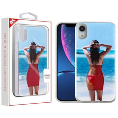 MyBat Quicksand Hybrid Protector Cover for Apple iPhone XR - Summer Girl