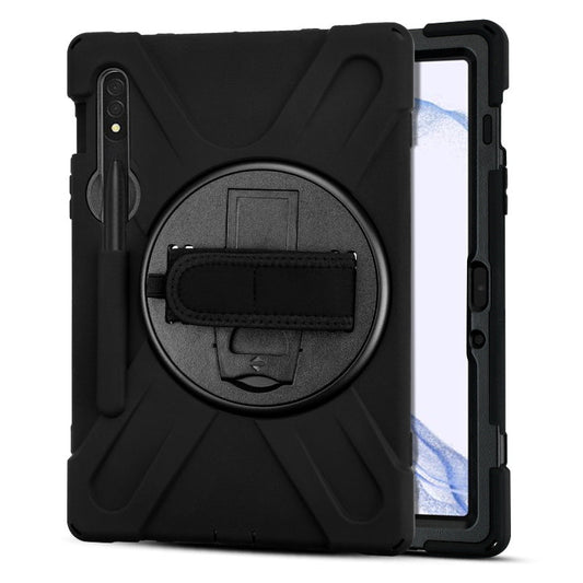 MyBat Rotatable Stand Protector Case (with Wristband) for Samsung X700 (Galaxy Tab S8) / Galaxy Tab S7Galaxy Tab S8