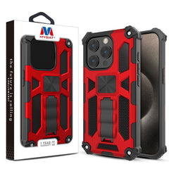 MyBat Pro Sturdy Hybrid Protector Cover (with Stand) for Apple iPhone 15 Pro Max (6.7)iPhone 15 Pro Max
