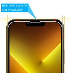 MyBat Tempered Glass Screen Protector (2.5D) for Apple iPhone 13 (6.1) / iPhone 13 Pro (6.1) / iPhone 14 (6.1) - Clear - MyBat Pro