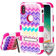 MyBat TUFF Series Case (with Magnetic Metal Stand) for Apple iPhone XS/XiPhone XS/X