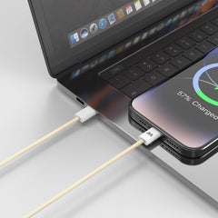 MyBat USB - C to USB - C Premium Braided Cable (L=3 FT) - Pink - MyBat Pro