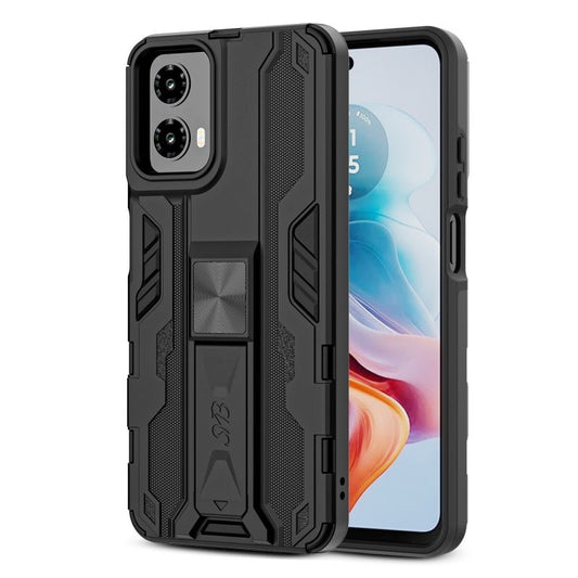 SYB Reflex Series Case w Kickstand for Motorola Moto G 5G (2024) - Black