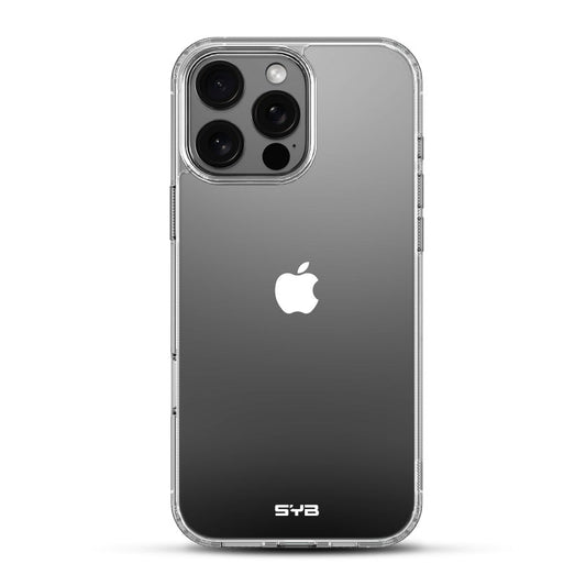 SYB Sturdy Gummy Cover for Apple iPhone 16 Pro Max - Highly Transparent Clear / Transparent Clear
