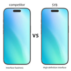 SYB Tempered Glass Screen Protector (2.5D) for Apple iPhone 16 Plus