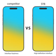 SYB Tempered Glass Screen Protector (2.5D) for Apple iPhone 16 Pro