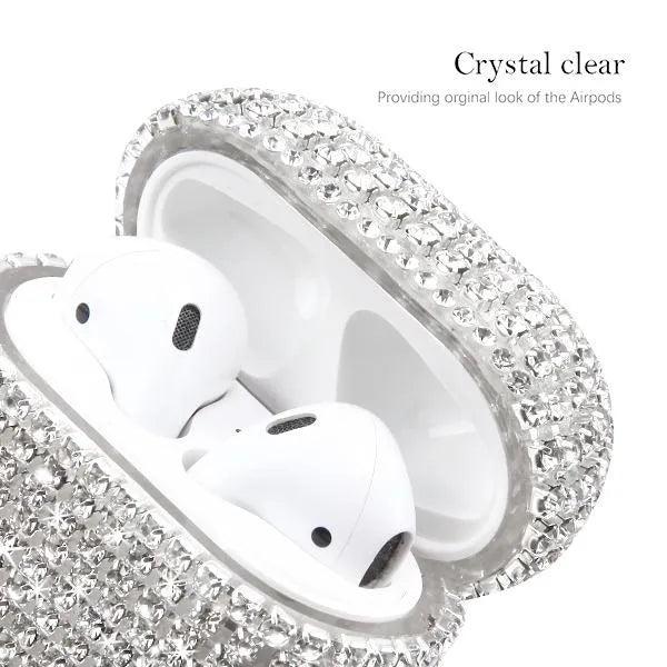 New Crystal amber for airpod 1 2 case IMD Soft Bluetooth earphone