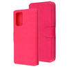 Hot Pink Smooth Element Wallet Case with Magnetic Closure Strap for Samsung Galaxy Note 20.