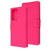 Hot Pink Smooth Element Wallet Case with Magnetic Closure Strap for Samsung Galaxy Note 20 Ultra.