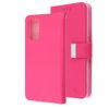 Hot Pink Sleek Xtra Wallet Case With Magnetic Closure Strap for Samsung Galaxy Note 20.