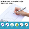 6 in 1 Multi-Functional Stylus Pen