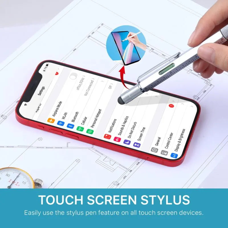 6 in 1 Multi - Functional Stylus PenMyBat