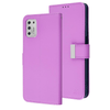 Light Purple Sleek Xtra Wallet Case With Magnetic Closure Strap for Motorola Moto G Stylus (2021).