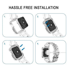 Sheer Clear Series Watchband and CaseApple