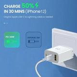 30W Power Delivery Dual Port Wall Charger