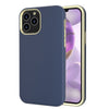 Slim blue and gold trim shock resistant case for the Apple iPhone 12 Pro Max