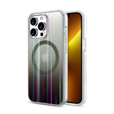 Gradient Gray Holographic Mood Series Apple iPhone 13 Pro MagSafe Case. SKU - MIP13PCSFSST002 UPC - 885126696968
