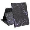 Black and purple foldable marble print tablet cover for the Apple iPad Air 10.9 (2020)