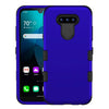 Tuff Series Dark Blue Case With Grip Support for LG Harmony 4