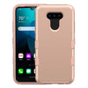 Tuff Series Rose Gold Case With Grip Support for LG Harmony 4