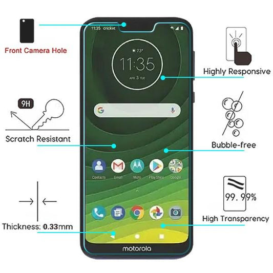 Tempered Glass Screen ProtectorMoto G7 Power / G7 Supra