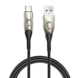USB-A to USB-C Zinc Alloy Braided Cable (6 FT)