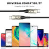 USB-C to USB-C Zinc Alloy Quick Charging Braided Cable