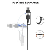 2-in-1 Adapter Quick Charging Cable