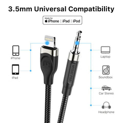 MFi Lightning to 3.5mm Male Audio Cable (4FT)Apple