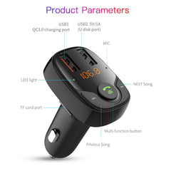 MyBat Pro S - 15 FM Transmitter + Car Charger - BlackMyBat Pro