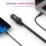 2-Port Quick Power Delivery Car Charger (30W)