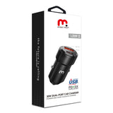 MyBat Pro Dual Port Quick Power Delivery Car Charger (30W)