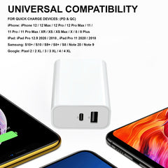 22W Dual - Port Power Delivery Wall ChargerMyBat Pro