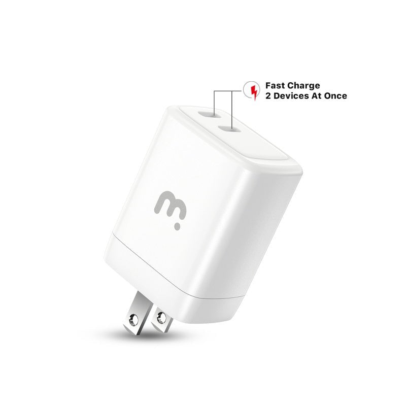 40W Dual USB - C Wall ChargerMyBat Pro