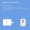 40W Dual USB-C Wall Charger