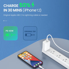 40W Dual USB - C Wall ChargerMyBat Pro