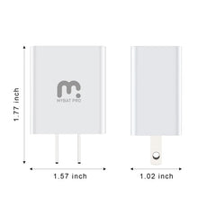 2 - in - 1 Travel Charger with 6FT USB - C CableMyBat Pro