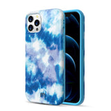 Sky Blue Clouds Tie Dye Chic Series iPhone 12 and iPhone 12 Pro Case. SKU - RIP12PCSFSSM417 Barcode -885126697484
