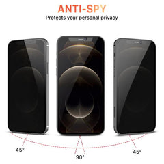 Full Coverage Privacy Tempered Glass Screen ProtectoriPhone 12 Pro Max