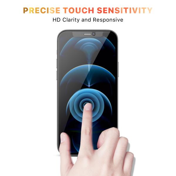 Full Coverage Privacy Tempered Glass Screen ProtectoriPhone 12 / 12 Pro