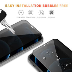 Full Coverage Privacy Tempered Glass Screen ProtectoriPhone 12 / 12 Pro