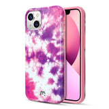 Pink and Purple Sunset Tie Dye Chic iPhone 13 Case. SKU - RIP13CSFSSM416 Barcode - 885126697194