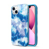 Blue Sky and Clouds Tie Dye Chic iPhone 13 Case. SKU - RIP13CSFSSM417 Barcode - 885126697200