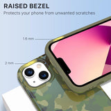 The Chic iPhone 13 Case has a 1.6 mm raised front bezel and a 2 mm raised back camera bezel.